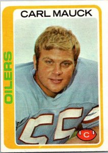 1978 Topps Football Card Carl Mauck Green Bay Packers sk7333