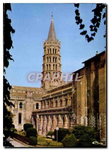 Modern Postcard Toulouse St Sernin Haute Gne The Belfry seen north west coast