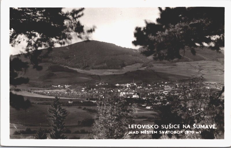 Czech Republic Letovisko Susice Na Sumave Sušice Vintage RPPC 09.10