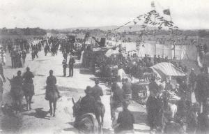 Bank Holiday Fete Funfair Blackheath London in 1900 Postcard