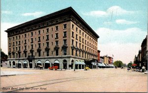 Postcard The Oliver Hotel in South Bend, Indiana~132763