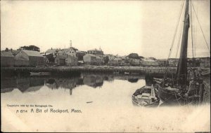 Rockport Massachusetts MA Harbor View c1910 Rotograph Vintage Postcard