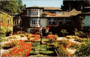 Victoria British Columbia Canada Butchart Gardens Italian Gardens Residence UNP 