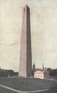 Vintage Postcard Bunker Hill Monument Colonial Battles Boston Massachusetts MA