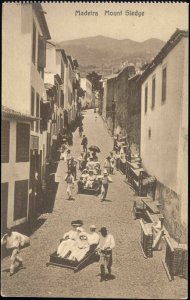 portugal, MADEIRA, Mount Sledge (1910s)