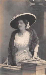 Autographed Frances Ward Actress stage and Silent Film? Postcard