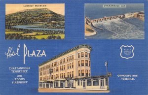 CHATTANOOGA TENNESSEE TN~LOT OF 3 MOTEL HOTEL POSTCARDS DIXIE LAND & PLAZA