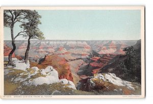 Grand Canyon National Park Arizona AZ Postcard 1915-1930 View from El Tovar