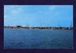 OH View Edgewater Yacht Club CLEVELAND OHIO POSTCARD