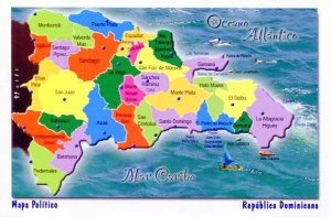 DOMINICAN REPUBLIC Province Map