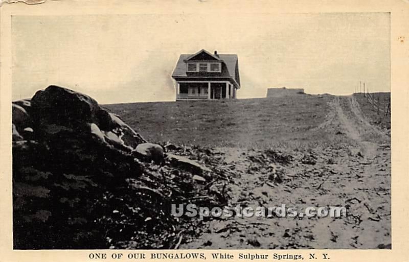 One of Our Bungalows - White Sulphur Springs, New York