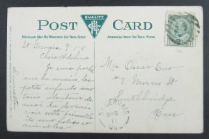 St. Peter's Catholic Church, Worcester MA 1911 Postcard (#8364)