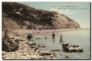 Old Postcard Commes Rocks and cliffs Bouffayn West Coast Kids