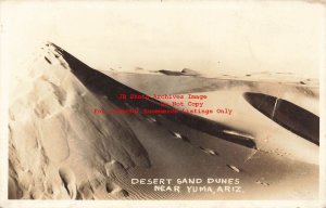 AZ, Yuma, Arizona, RPPC, Desert Sand Dunes, Photo