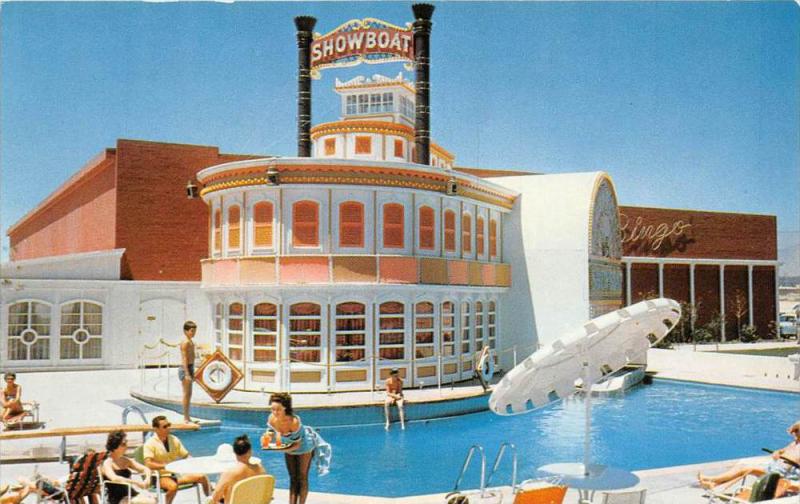 Nevada Las Vegas The Showboat Hotel  poolside