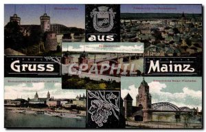 Deutschland - Germany Mainz - Gruss aus Mainz - Remembrance - Old Postcard