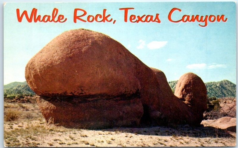 Postcard - Whale Rock, Texas Canyon - Arizona