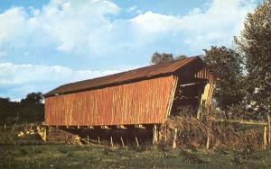 Parrish Covered Bridge, Noble County near Sharon Ohio       