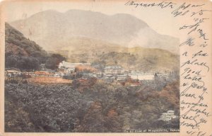 VIEW OF MIYANOSHITA HAKONE JAPAN TO USA POSTCARD 1905