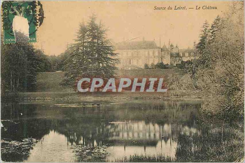 Postcard Old Source Loiret Chateau