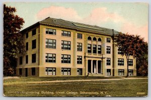 1913 General Engineering Bldg Union College Schenectady New York Posted Postcard