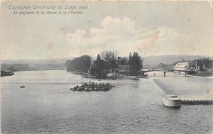 BF36433 exposition de liege belgium au confluent de la meuse et de l ourthe