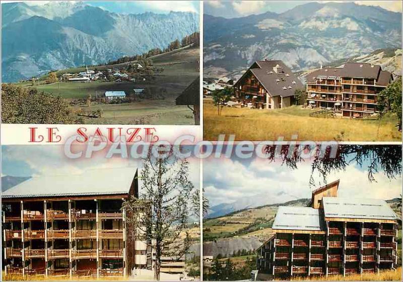 Postcard Modern Alpes de Haute Provence Le Sauze (1400 alt 1700 m) Station Su...