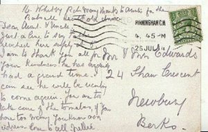Genealogy Postcard - Edwards - Shaw Crescent - Newbury - Berkshire - Ref 4277A
