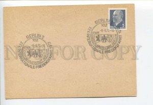 292590 EAST GERMANY GDR 1972 year Berlin friendship special cancellations