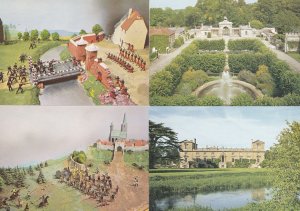 Diorama of the Battle of Lutzen Wilton House Salisbury Wiltshire 4x Postcard s