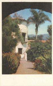 Biltmore Hotel El Atalaya 1949 Santa Barbara California Postcard 11482