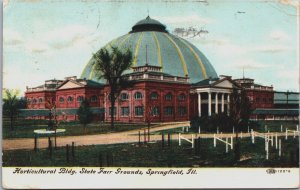 Horticulture Building State Fairgrounds Springfield Illinois Postcard C095