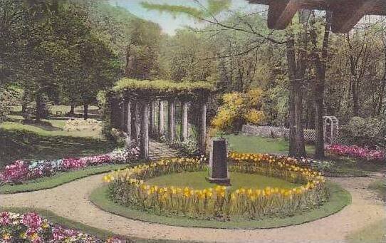 Vermont Springfield The Hartness House - Hartness Gardens In The Spring Alber...