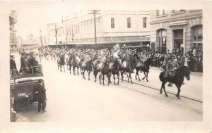 J63/ San Antonio Corpus Christi Texas RPPC Postcard c1910 Parade Crowd 220