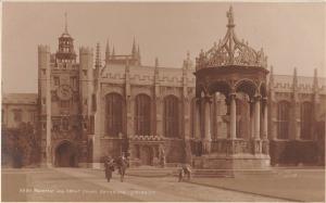 BR69203 fountain and great court cambridge   uk   judges 8887 real photo