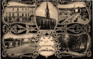 CPA Souvenir de CONFOLENS (654377)