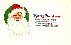 Greeting - Christmas, Santa Claus, Red Suit 