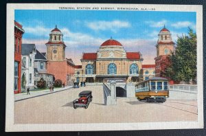 Mint USA Color Picture Postcard Terminal Station & Subway Birmingham Alabama