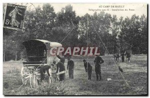 COPY At Camp De Mailly Telegraphy without Installing the Army Post