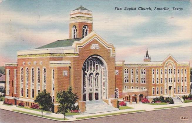 Texas Amarillo First Methodist Church 1945