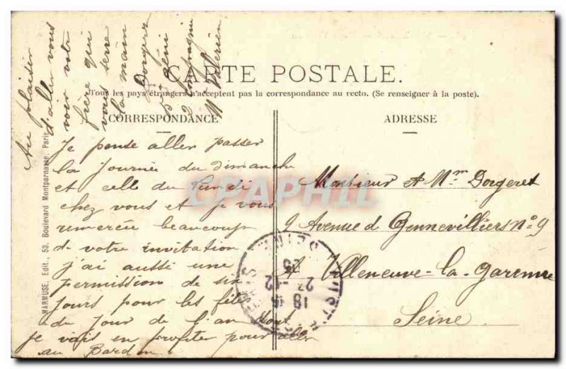 Old Postcard Suresnes Mont Valerien