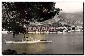 Old Postcard Villefranche Sur Mer La Rade Cap Ferrat Deep Bay ants