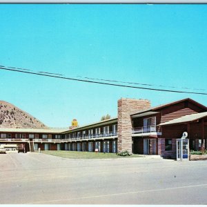 c1960s Jackson, WY Grand Vu Motel Best Western Chrome PC Phone Booth Wyo A152