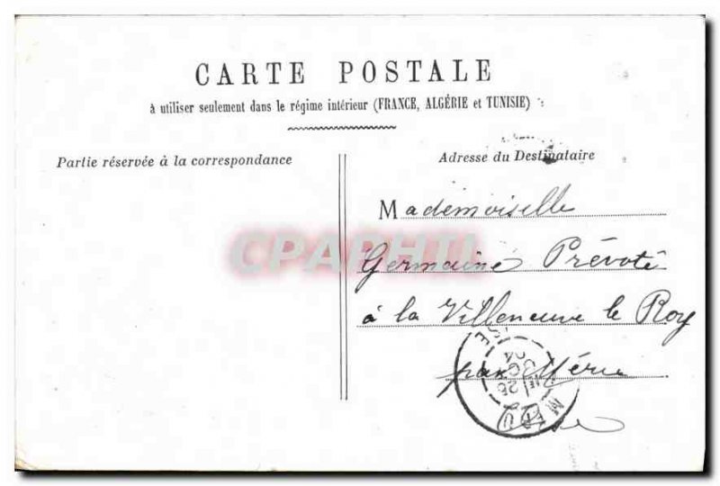 Postcard The Old Montmartre Basilique du Sacre Coeur