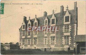 Postcard Old Castle Plesses Lez Tours