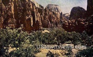 Temple of Sinawava - Zion National Park, Utah UT  