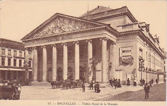 Belgium Brussells Theatre Royal De La Monnaie