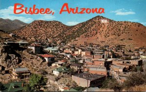 Arizona Bisbee Panoramic View Of Old Copper Mining Town