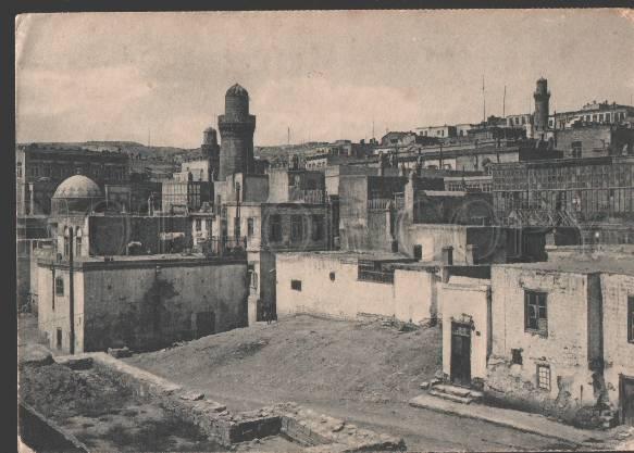 114645 Azerbaijan BAKU Old Town Vintage postcard