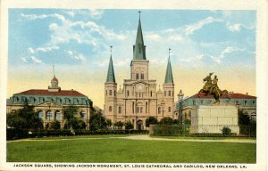 LA - New Orleans. Jackson Square, Andrew Jackson Monument